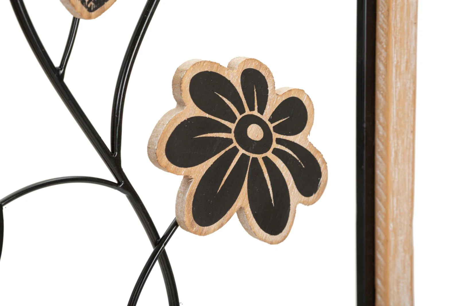 Pannello Decorativo 3D in Ferro e Legno Girish - cm 30x2,5x60 - Image 3