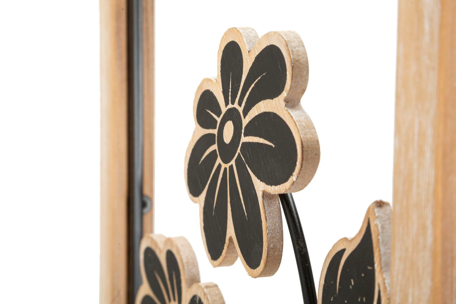 Pannello Decorativo 3D in Ferro e Legno Girish - cm 30x2,5x60 - Image 4