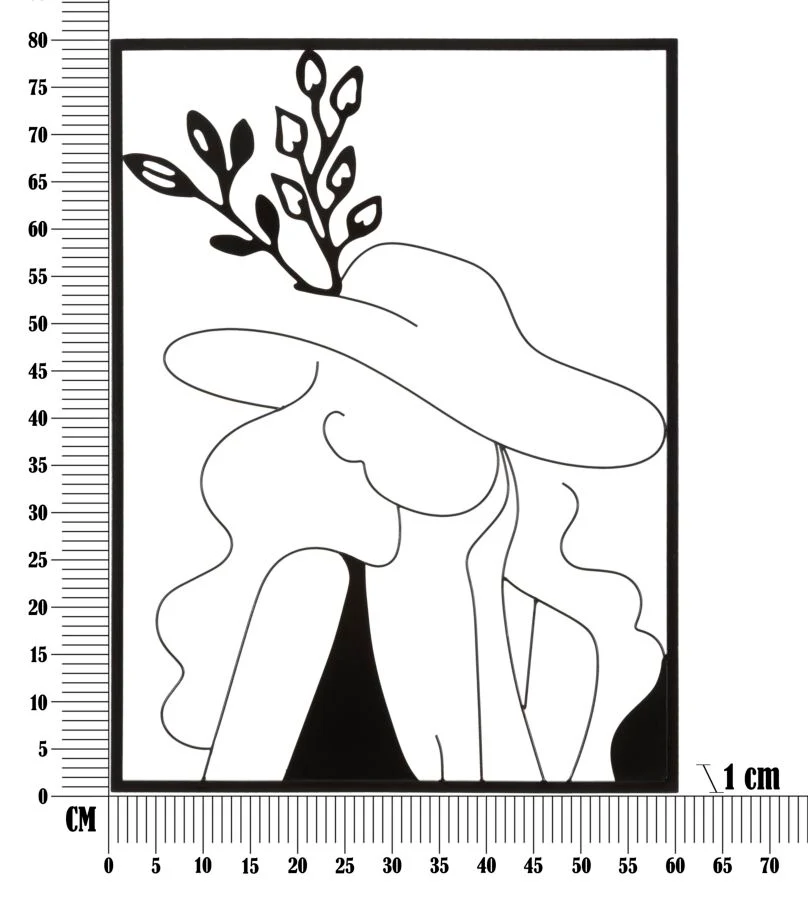 Pannello Decorativo in Ferro Elegante 60x1x80 cm - Image 6