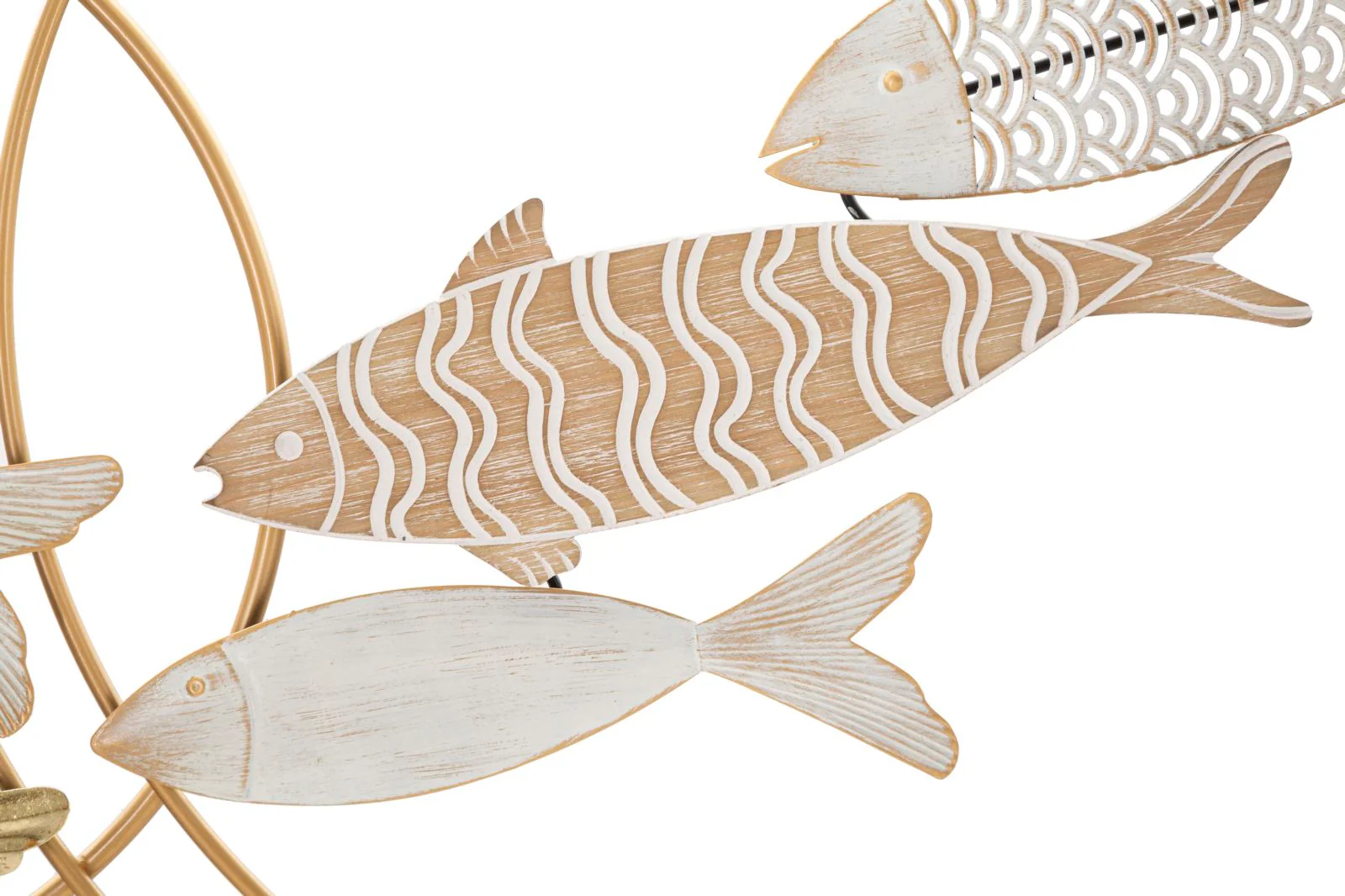 Pannello Decorativo in Ferro Fishy Move cm 142,9x5x61,6 - Image 2