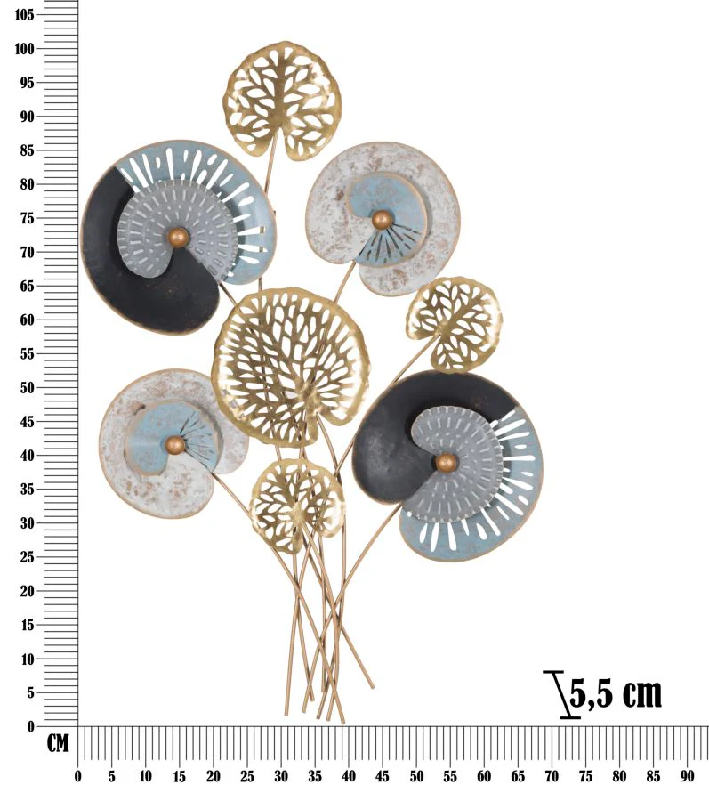 Pannello Decorativo 3D in Ferro - cm 70x5,5x102 - Image 6