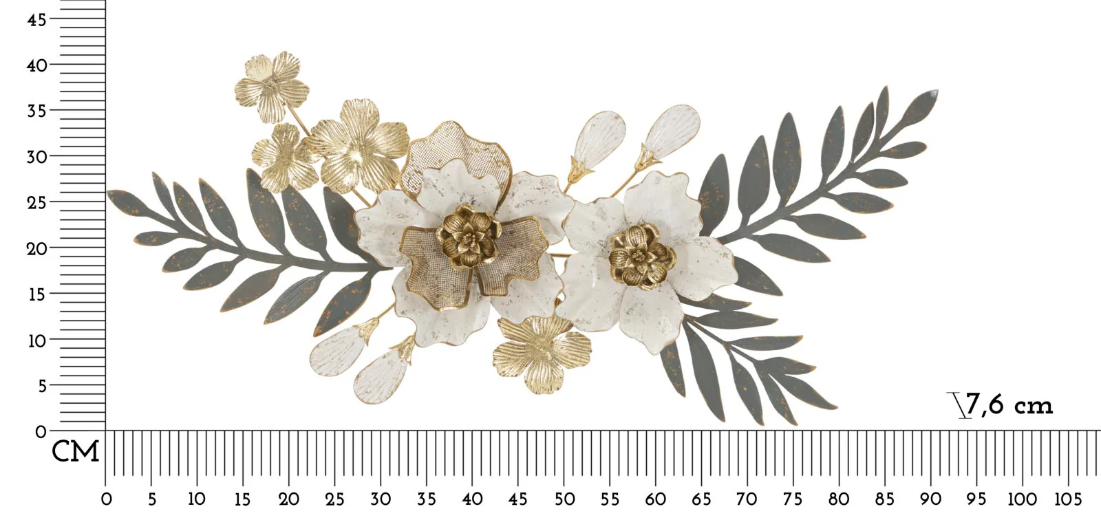 Pannello Decorativo in Ferro Grek 90,2x7,6x41,9 cm - Image 6