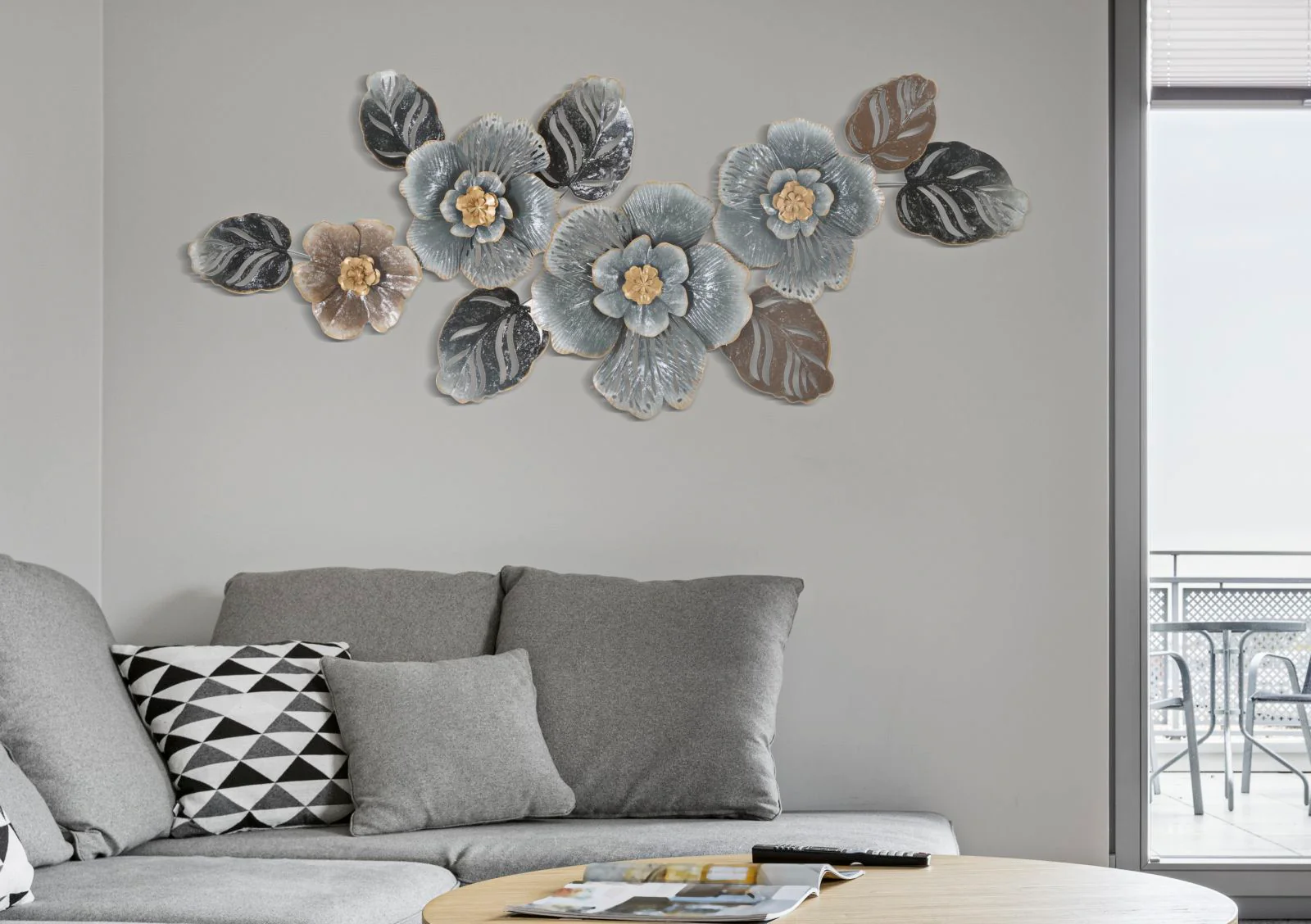 Pannello Decorativo in Ferro Greys - Dimensioni 157,5x9x66,5 cm - Image 5