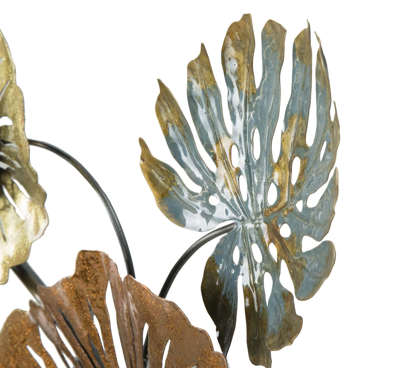 Pannello Decorativo in Ferro Leaf 117x7x74 cm - Image 4