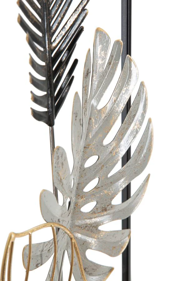 Pannello Decorativo in Metallo Plam -a- 28,5x3x74 cm - Image 3