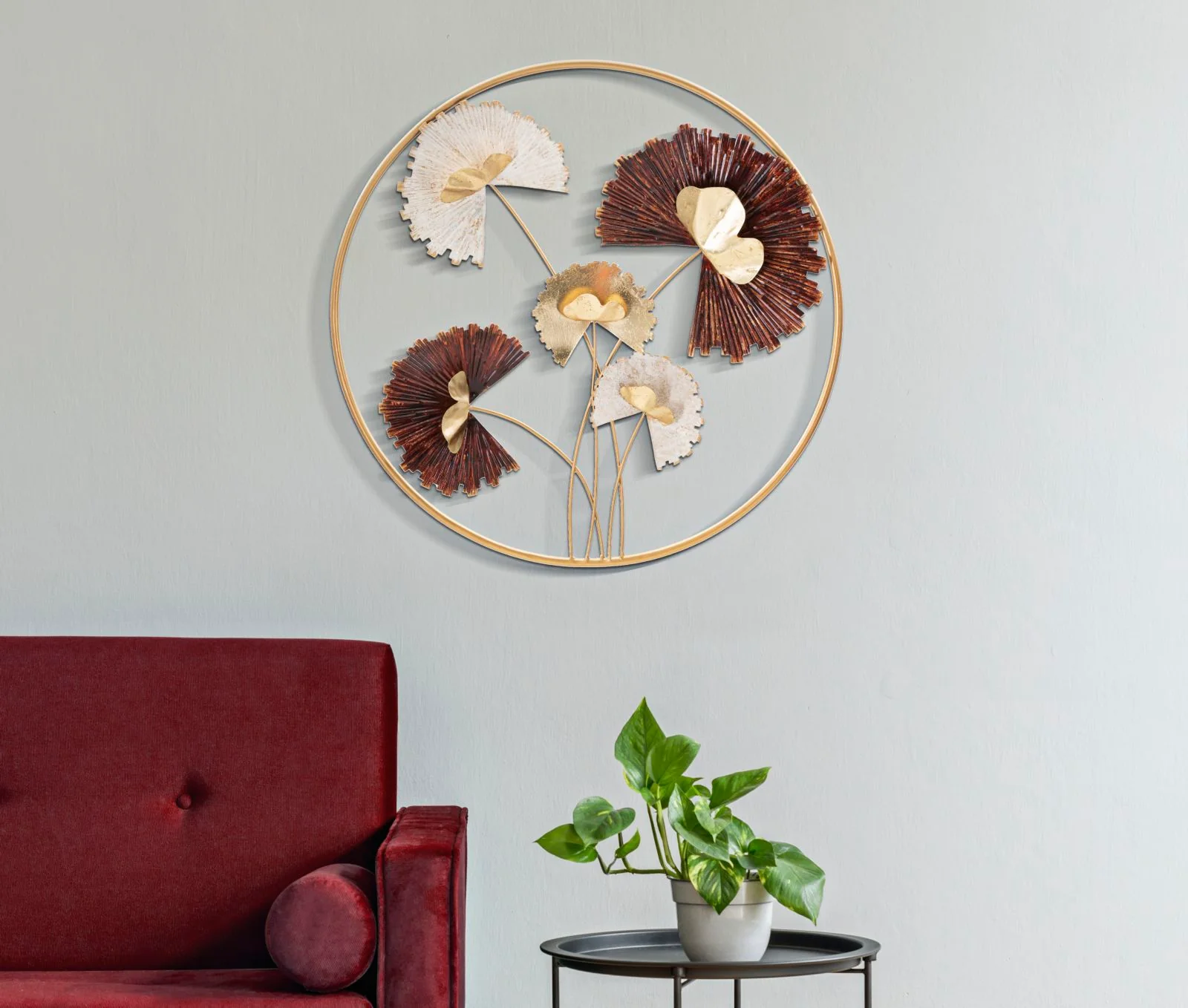 Pannello decorativo in ferro Reddy rotondo ø 61 cm - Image 4