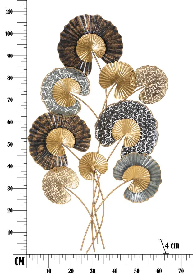 Pannello Decorativo in Ferro Artistico - cm 63,5x4x109,5 cm - Image 6