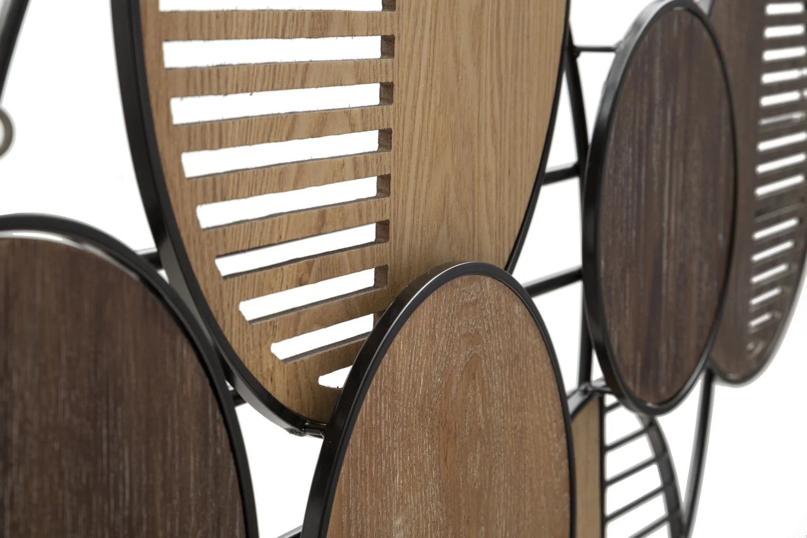 Pannello Decorativo in Ferro e Legno Woody 134x4x69,2 cm - Image 3