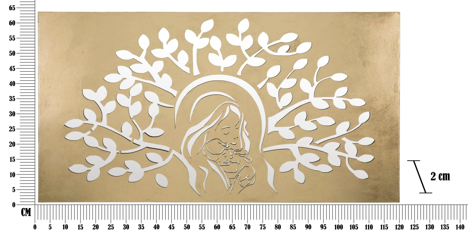 Pannello Decorativo Maternity Oro 120x2x64 cm - Image 6