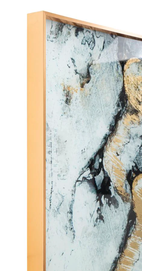 Pannello Decorativo in Vetro con Cornice Elegante Ghost cm 80x3,5x120 - Image 4