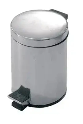 Pattumiera acciaio cromato 3 lt