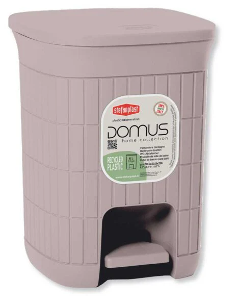 Pattumiera Bagno Domus 6L Design Moderno e Funzionale