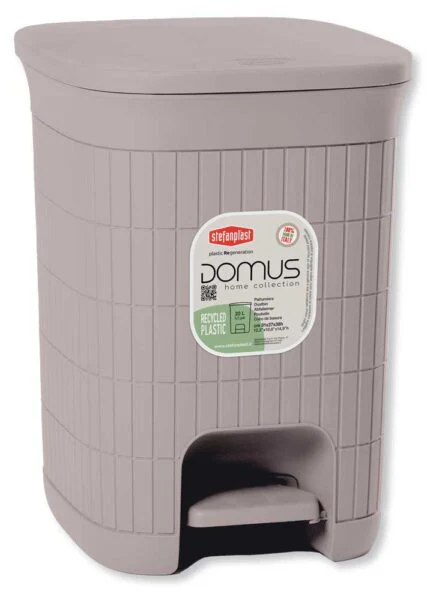 Pattumiera con Pedale 20L per Casa e Ufficio