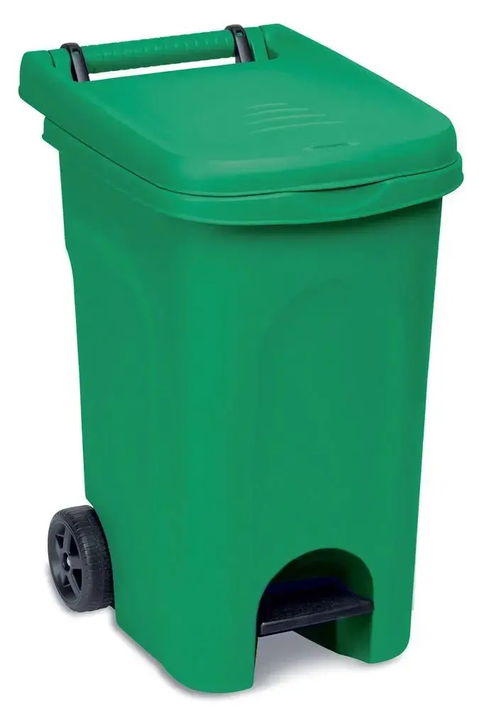 Pattumiera Stefanplast ruote con pedale lt 60 - Image 3