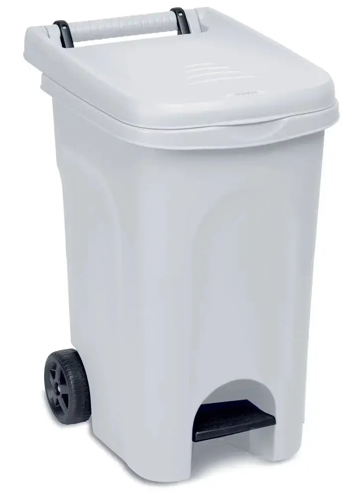 Pattumiera Stefanplast ruote con pedale lt 60 - Image 4