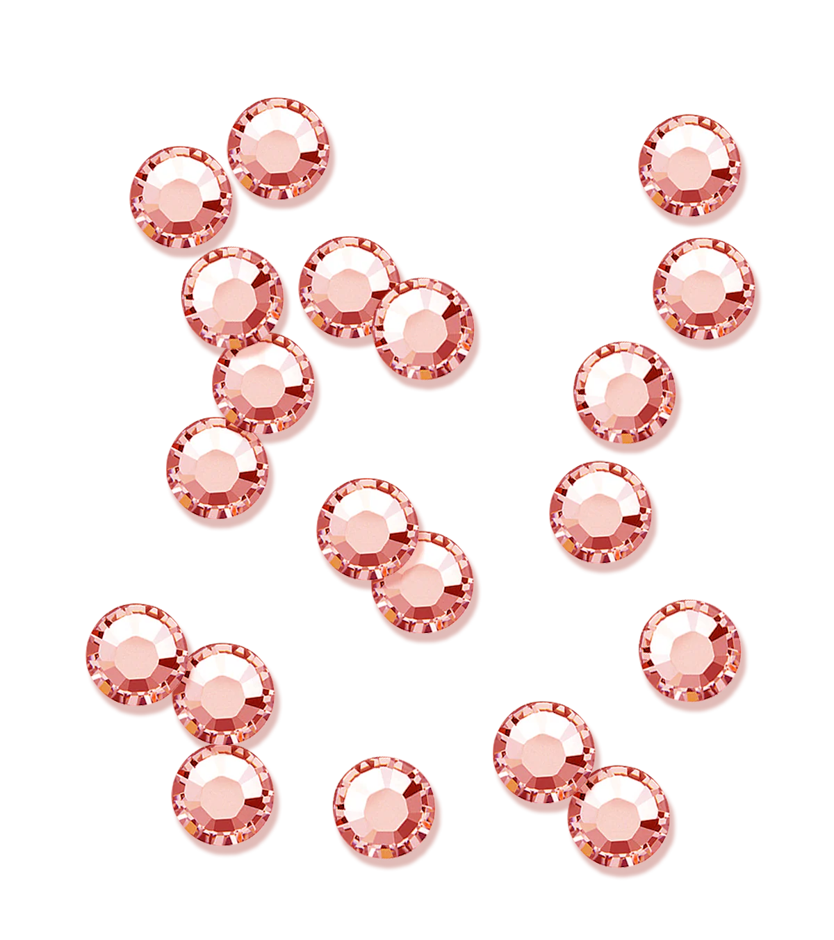 PEGGY SAGE  20 STRASS PER UNGHIE BLUSH ROSE SS5