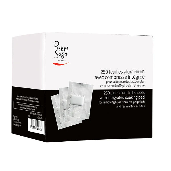 PEGGY SAGE 250 FOGLI DI ALLUMINIO CON COMPRESSA INTEGRATA