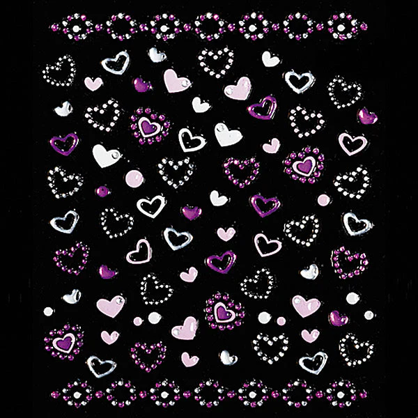 PEGGY SAGE DECORAZIONIADESIVE PER LE UNGHIE PINK LINE