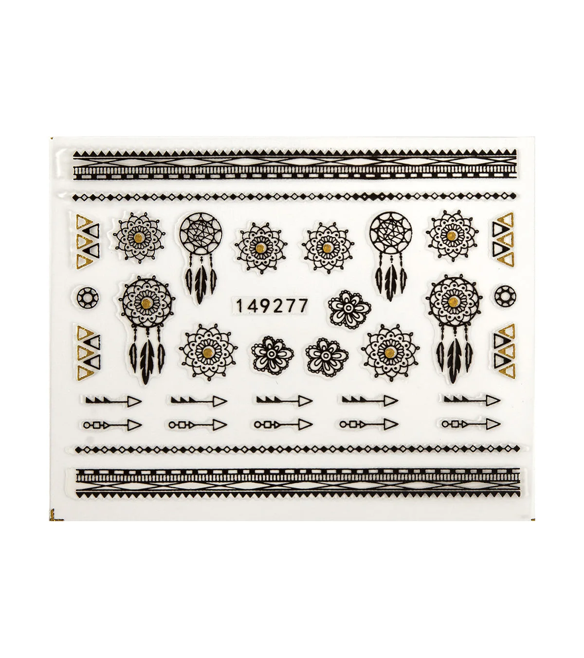 PEGGY SAGE  DECORAZIONIADESIVE PER UNGHIE MANDALA