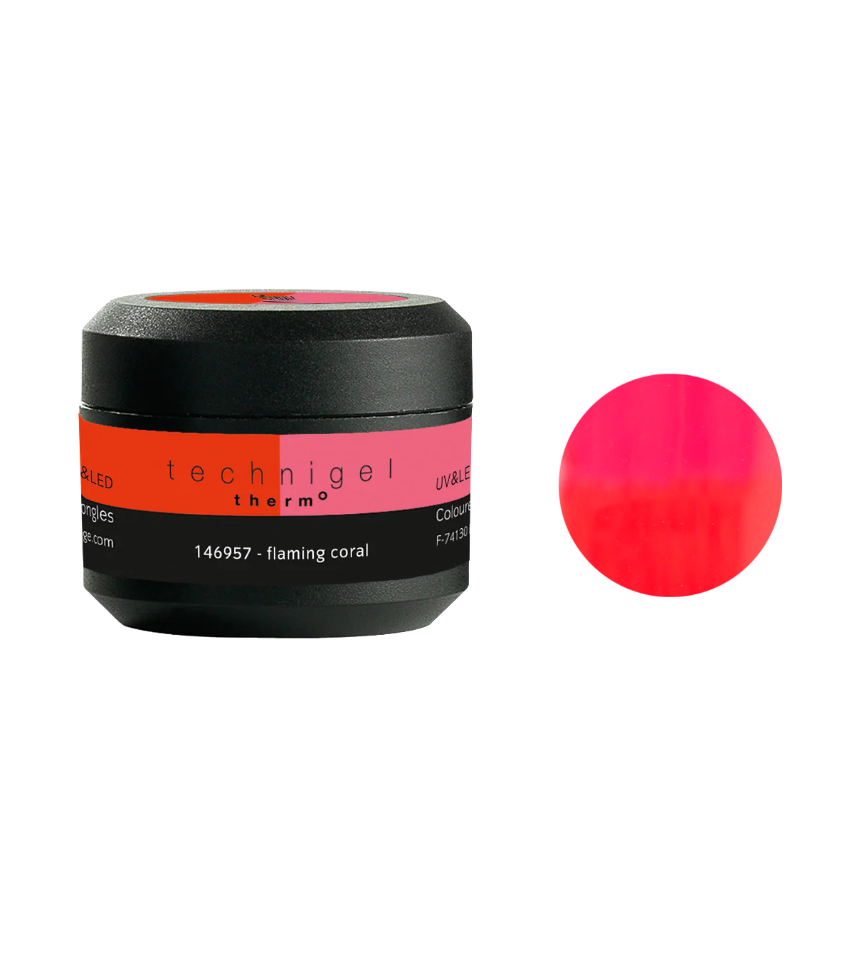 PEGGY SAGE  GEL COLORATO PER UNGHIE UV&LED THERMO FLAMING CORAL