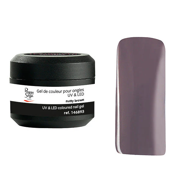 PEGGY SAGE  GEL UV ELEDCOLORATO PER UNGHIE NUTTY BROWN 5G