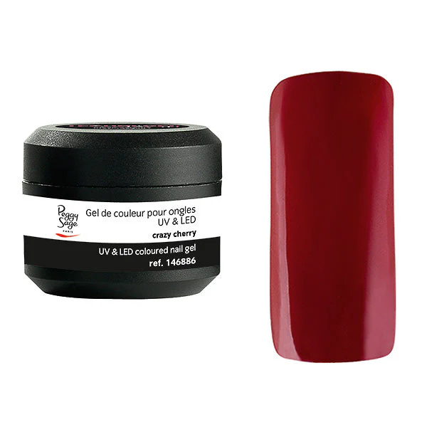 PEGGY SAGE GEL UV&LED COLORATO PER UNGHIE CRAZY CHERRY 5G