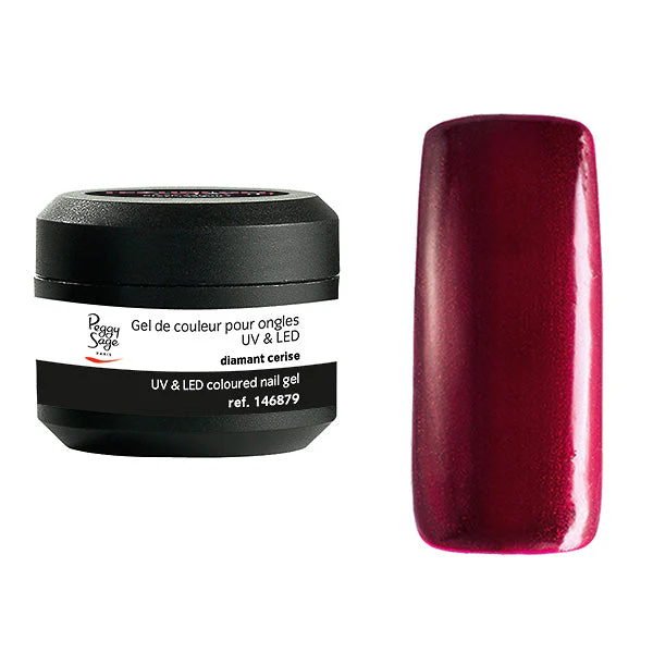 PEGGY SAGE GEL UV&LED COLORATO PER UNGHIE DIAMANT CERISE 5G