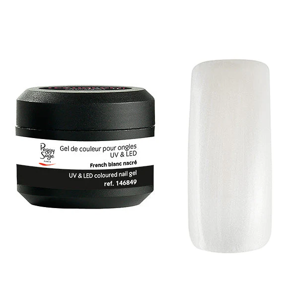 PEGGY SAGE GEL UV&LED COLORATO PER UNGHIE FRENCH BLANC 5G
