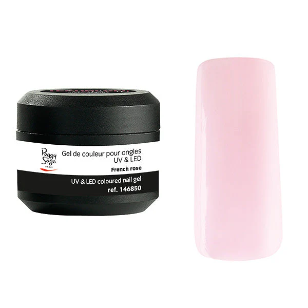 PEGGY SAGE GEL UV&LED COLORATO PER UNGHIE FRENCH ROSE 5G