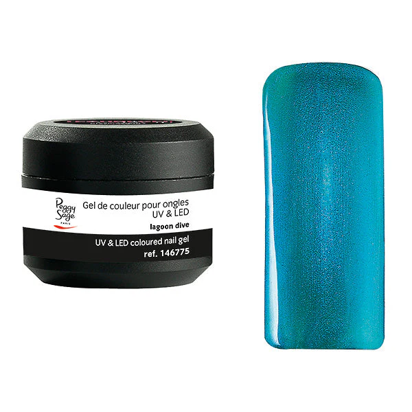 PEGGY SAGE GEL UV&LED COLORATO PER UNGHIE LAGOON DIVE 5G