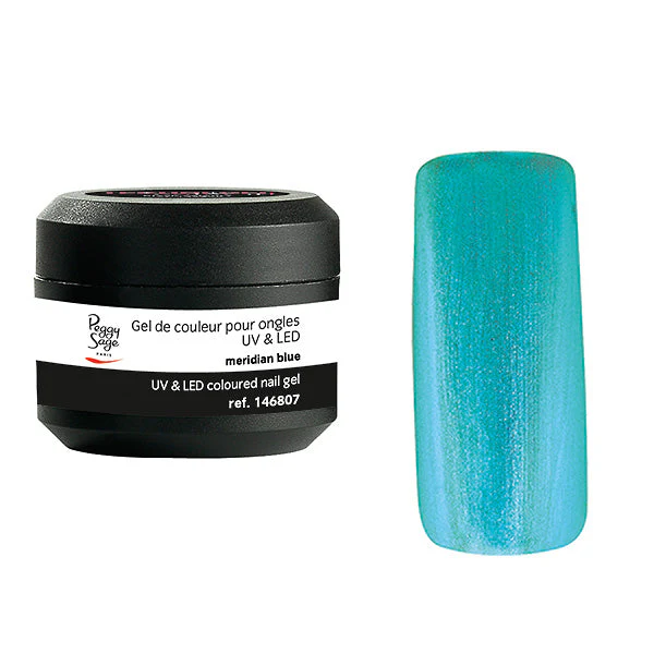 PEGGY SAGE GEL UV&LED COLORATO PER UNGHIE MERIDIAN BLUE 5G
