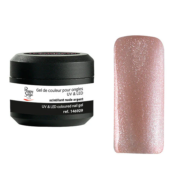 PEGGY SAGE  GEL UV&LED COLORATO PER UNGHIE SCINTILLANT NUDE ARG