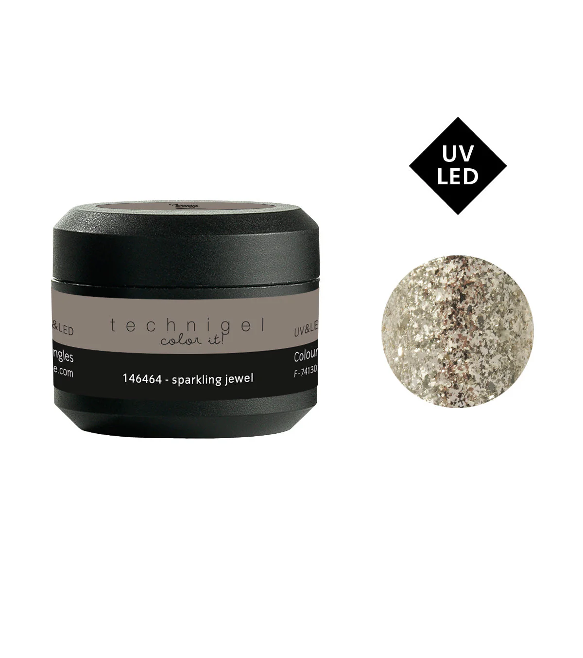 PEGGY SAGE GEL UV&LED COLORATO PER UNGHIE SPARKLING JEWEL 5G