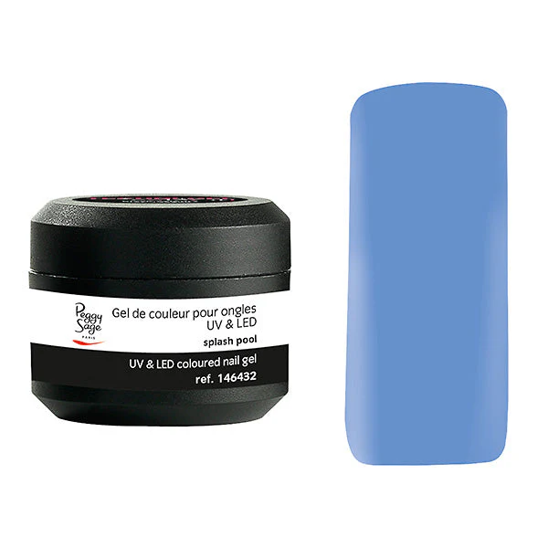 PEGGY SAGE GEL UV&LED COLORATO PER UNGHIE SPLASH POOL 5G