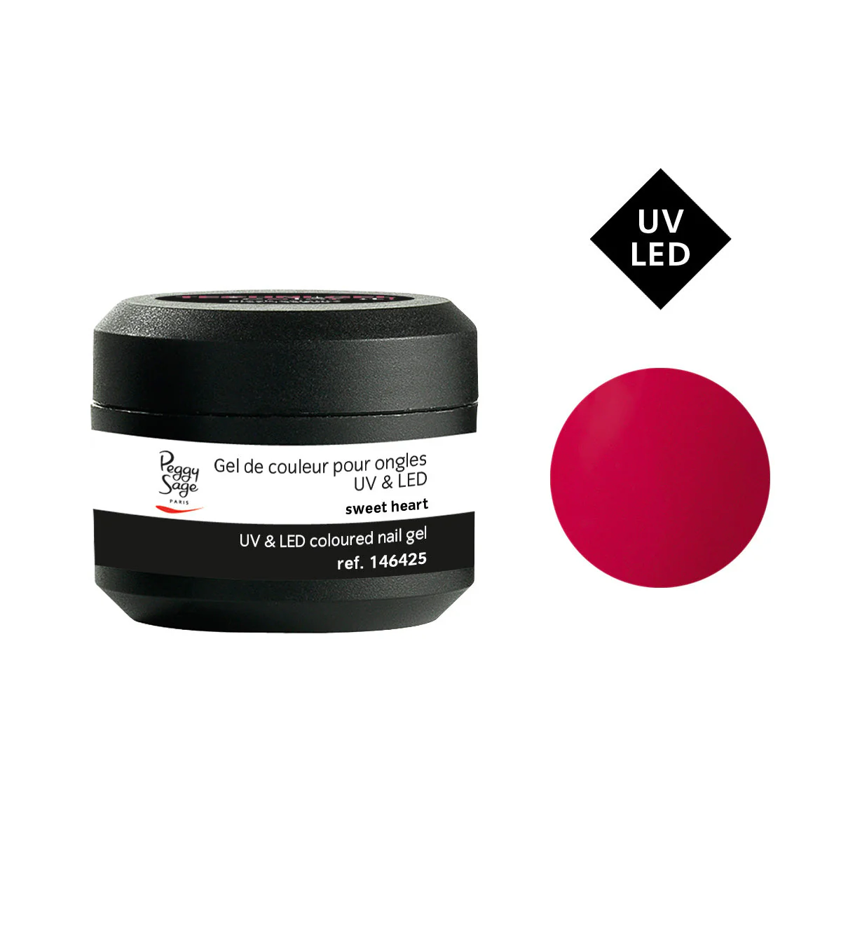 PEGGY SAGE GEL UV&LED COLORATO PER UNGHIE SWEET HEART 5G
