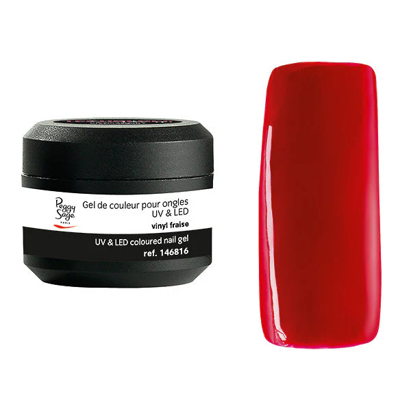 PEGGY SAGE GEL UV&LED COLORATO PER UNGHIE VINYL FRAISE 5G