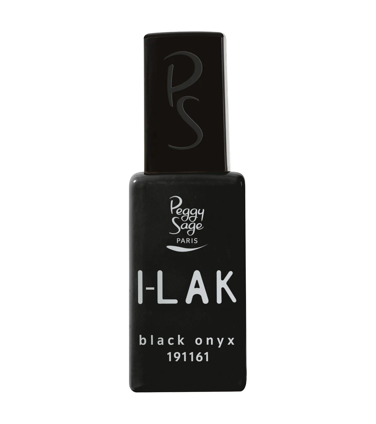 PEGGY SAGE I-LAK SOAK OFF GEL POLISH BLACK ONYX - 11ML