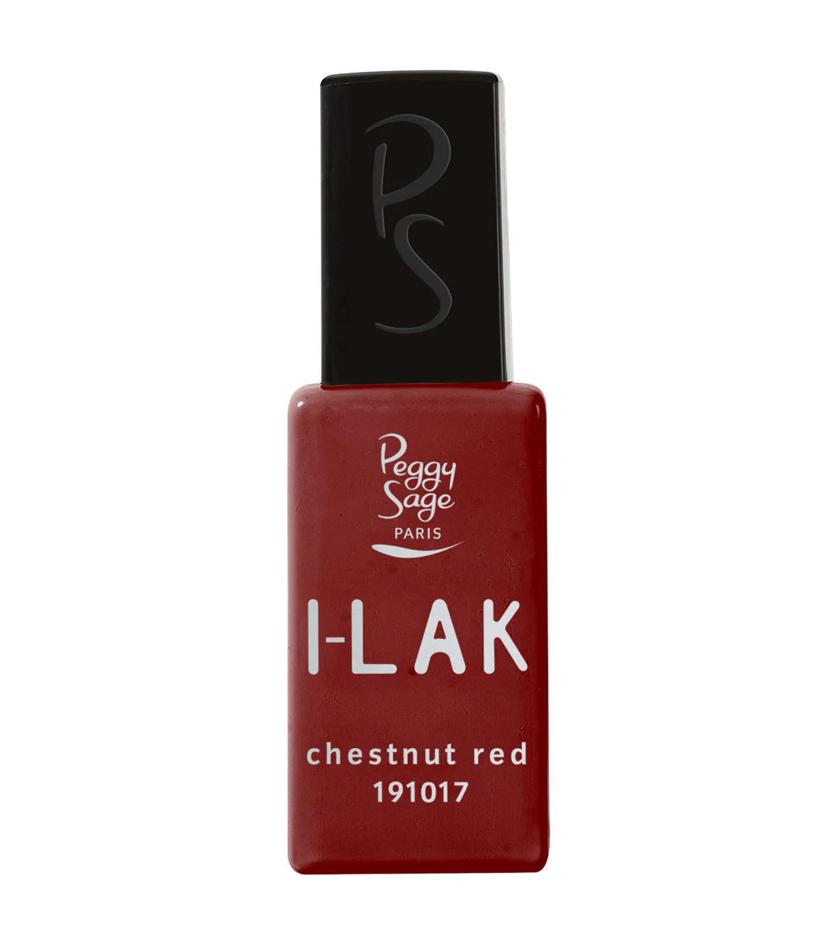 PEGGY SAGE  I-LAK SOAK OFF GEL POLISH CHESTNUT RED - 11ML