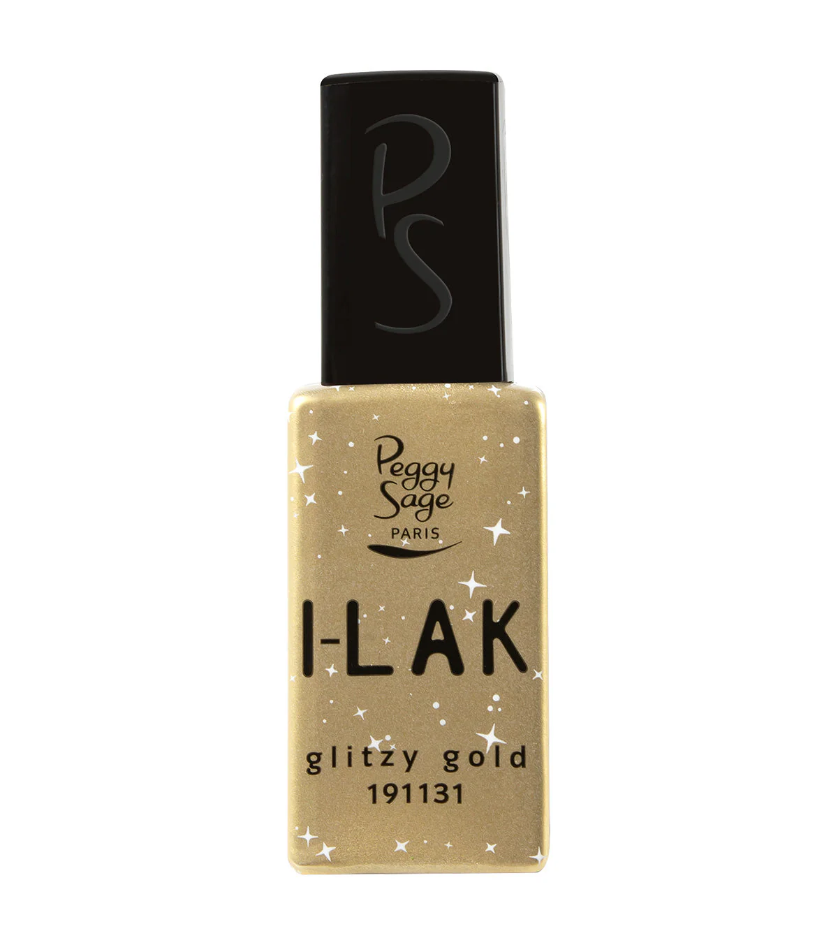 PEGGY SAGE I-LAK SOAK OFF GEL POLISH GLITZY GOLD - 11ML