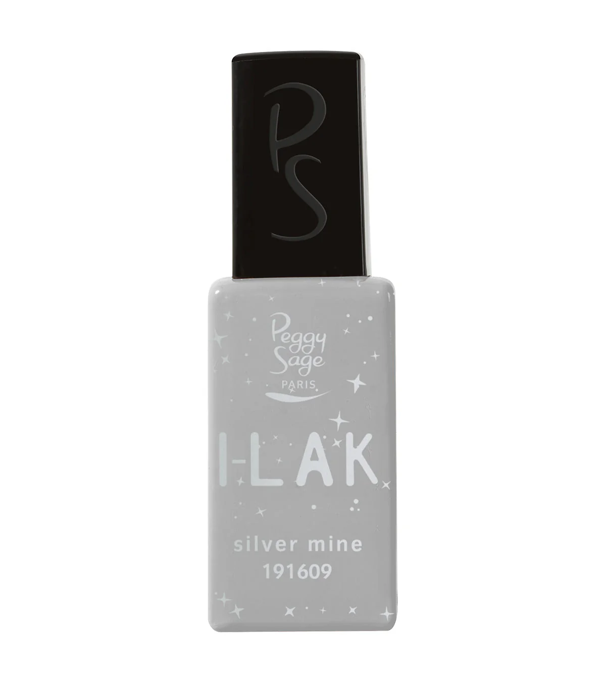PEGGY SAGE  I-LAK SOAK OFF GEL POLISH SILVER MINE - 11ML