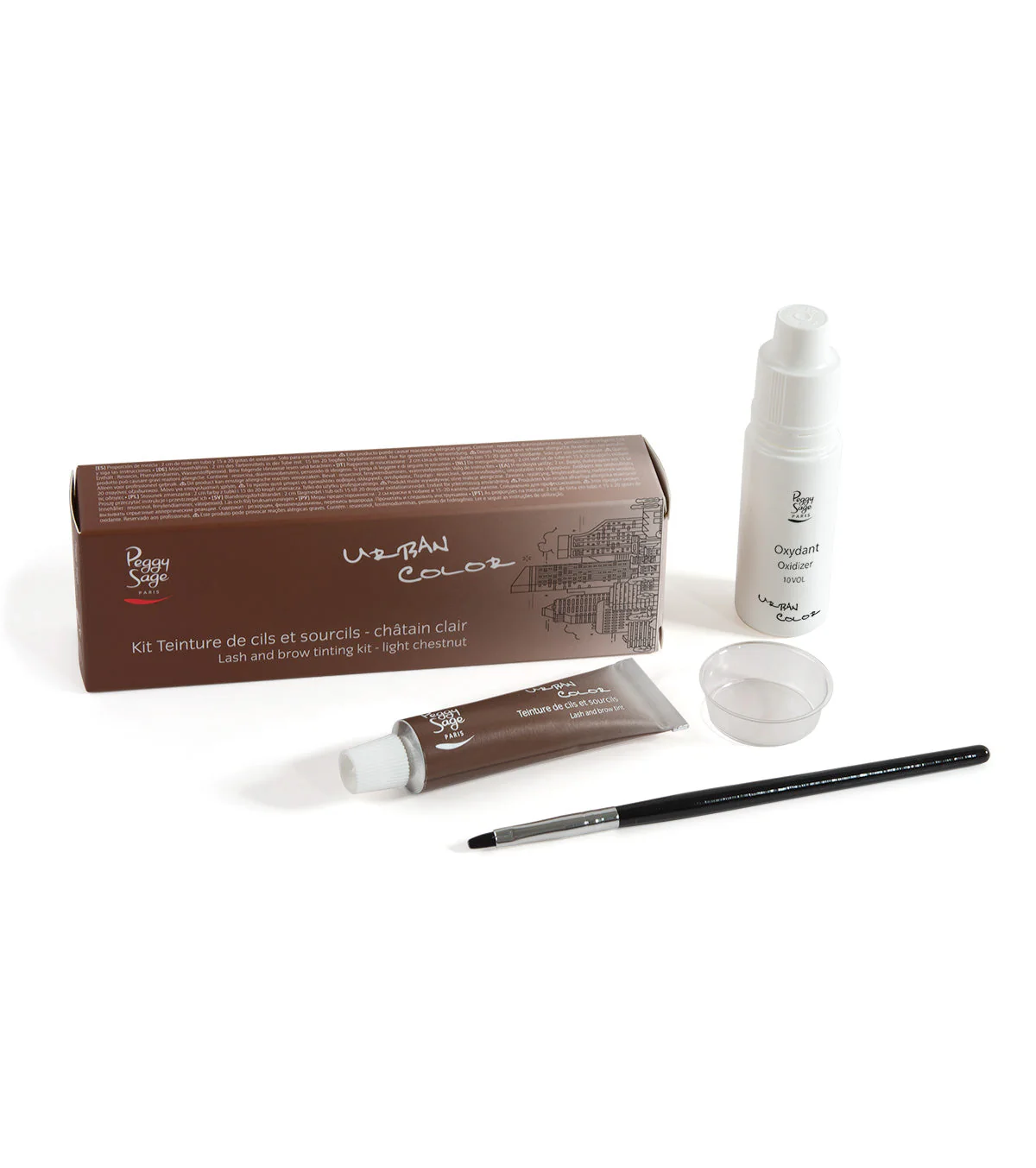 PEGGY SAGE KIT TINTA PER LE CIGLIA E LE SOPRACCIGLIA CHATAIN - Image 2