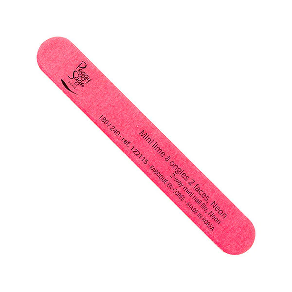PEGGY SAGE  MINI LIMETTA PER UNGHIE NEON PINK