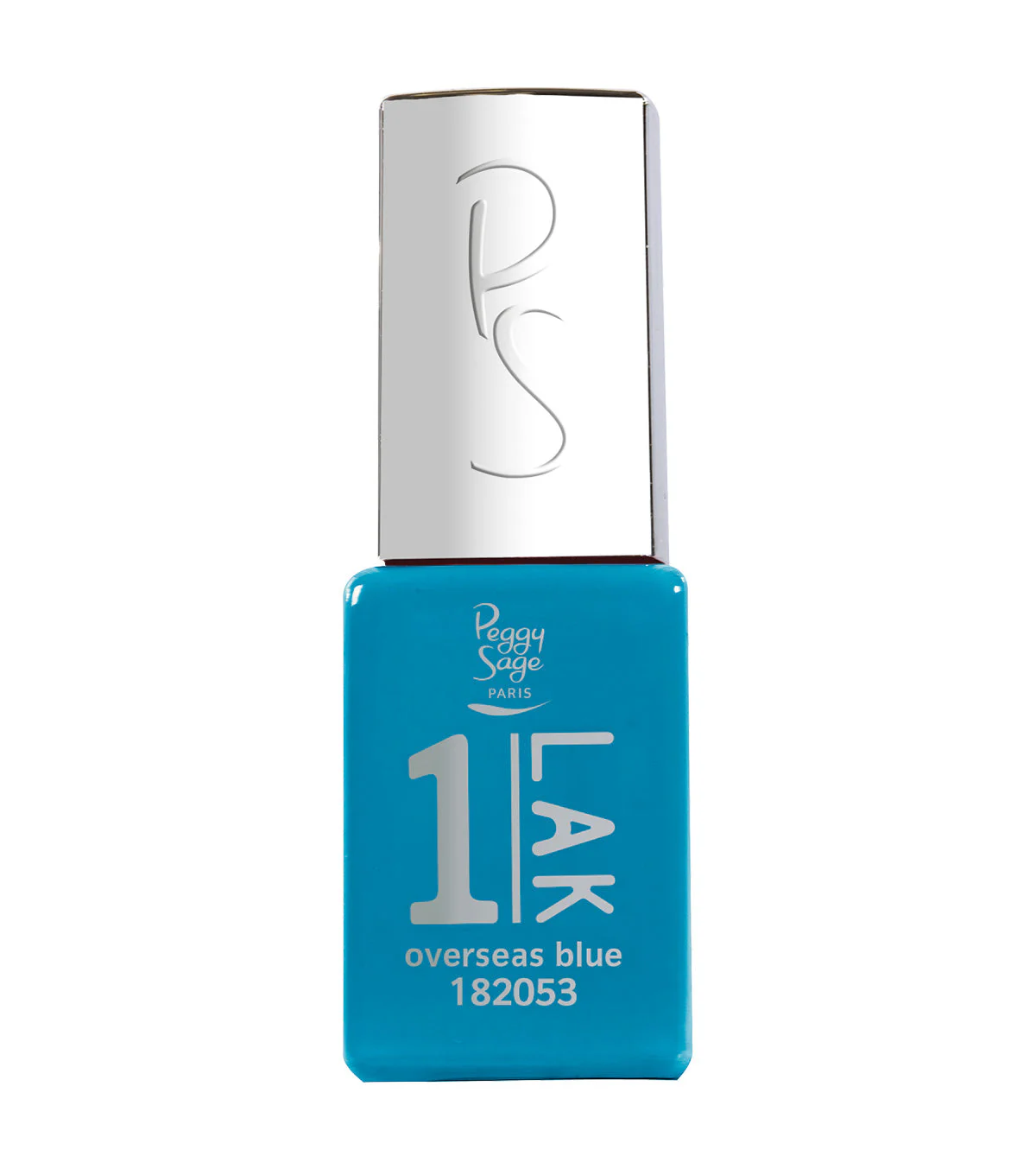 PEGGY SAGE ONE-LAK 1-STEP GEL POLISH OVERSEAS BLUE 5ML