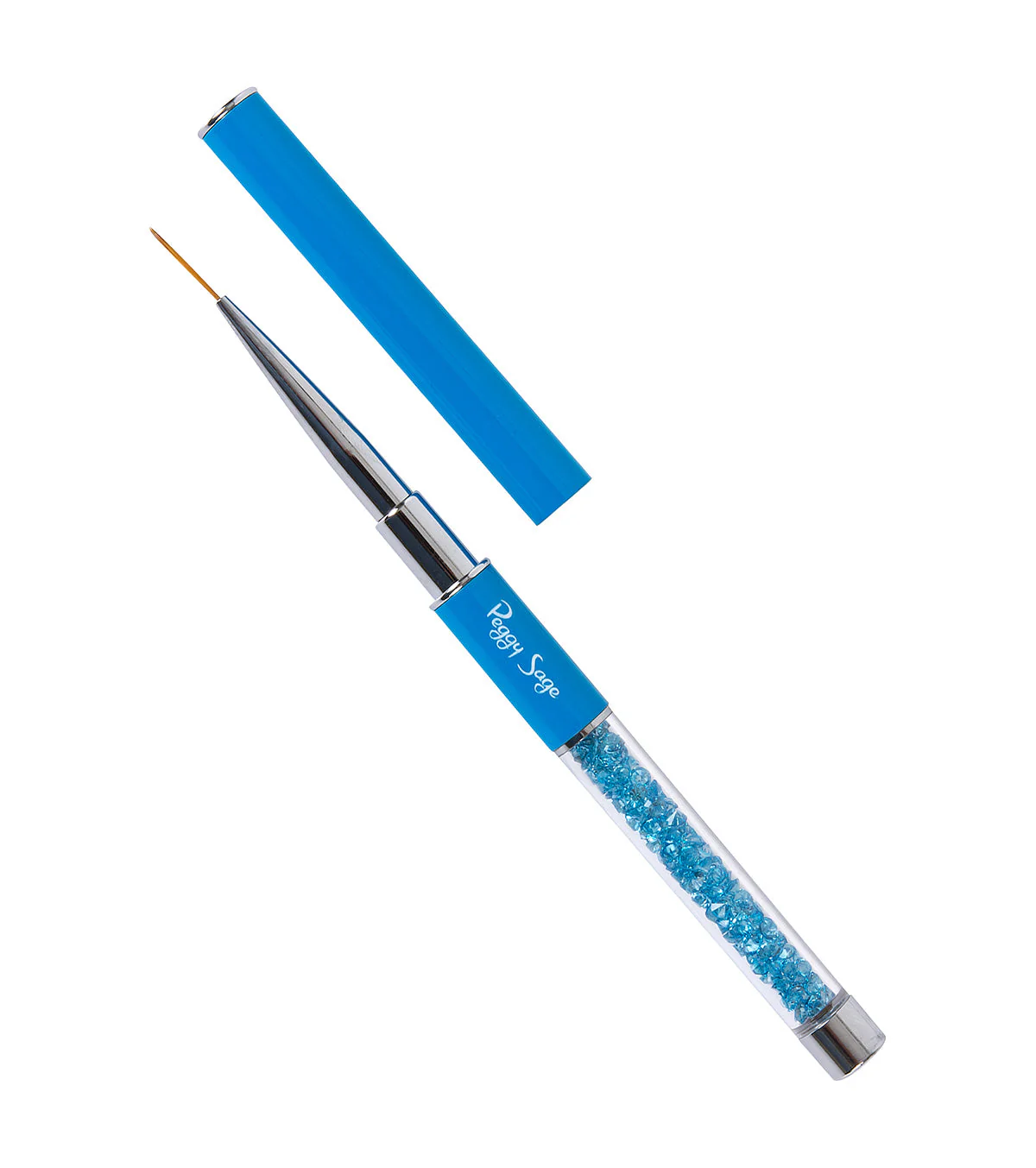 PEGGY SAGE PENNELLO NAIL ART CRYSTAL LINER ULTRA FINE LUNGO