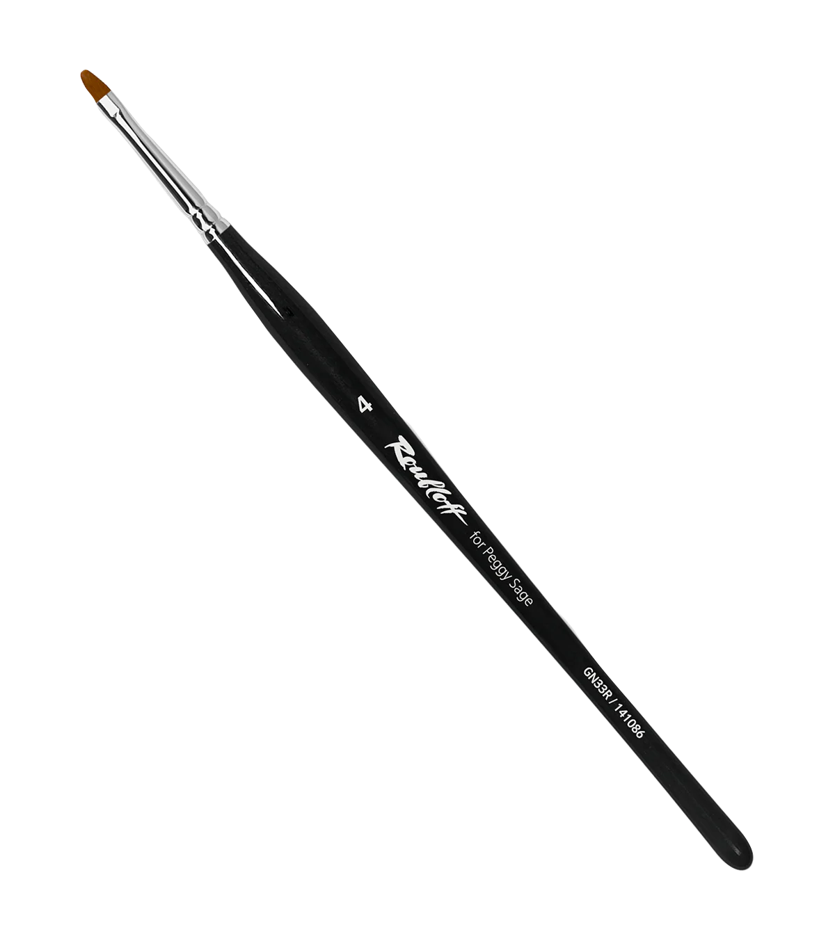 PEGGY SAGE  PENNELLO PIATTO GEL DESIGN ROUBLOFF GN33R-4 -SETOLE