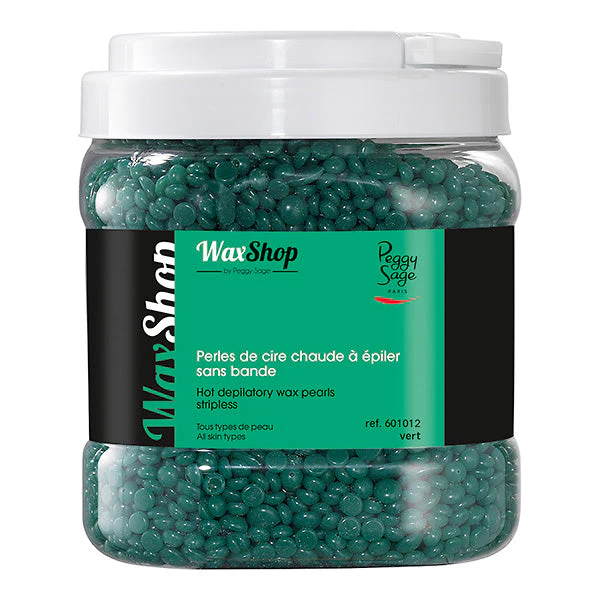 PEGGY SAGE  PERLE DI CERA DEPILATORIA A CALDO 1KG VERT