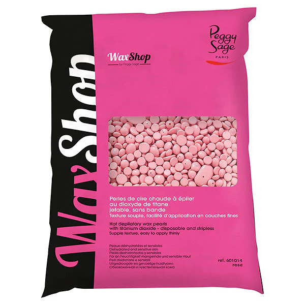 PEGGY SAGE  PERLE DI CERA DEPILATORIA A CALDO 800G ROSE