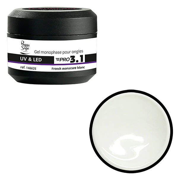 PEGGY SAGE  PRO 3,1 GELUV&LED FRENCH MANICURE BIANCO 15G