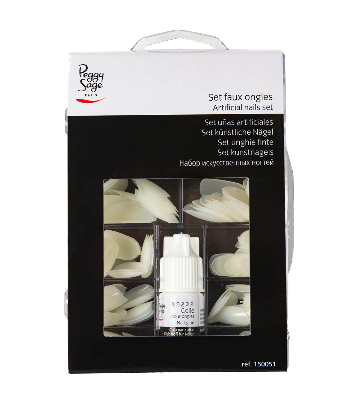 PEGGY SAGE SET 200 UNGHIE FINTE + COLLA