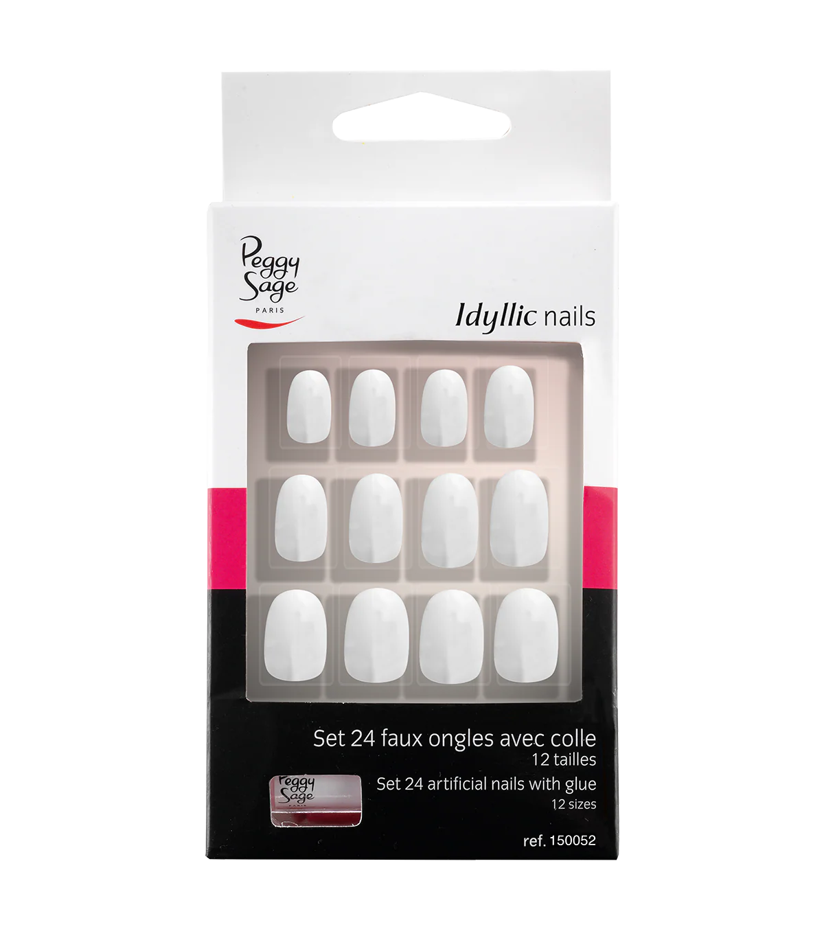 PEGGY SAGE SET 24 UNGHIE FINTE IDYLLIC NAILS SMART OVAL